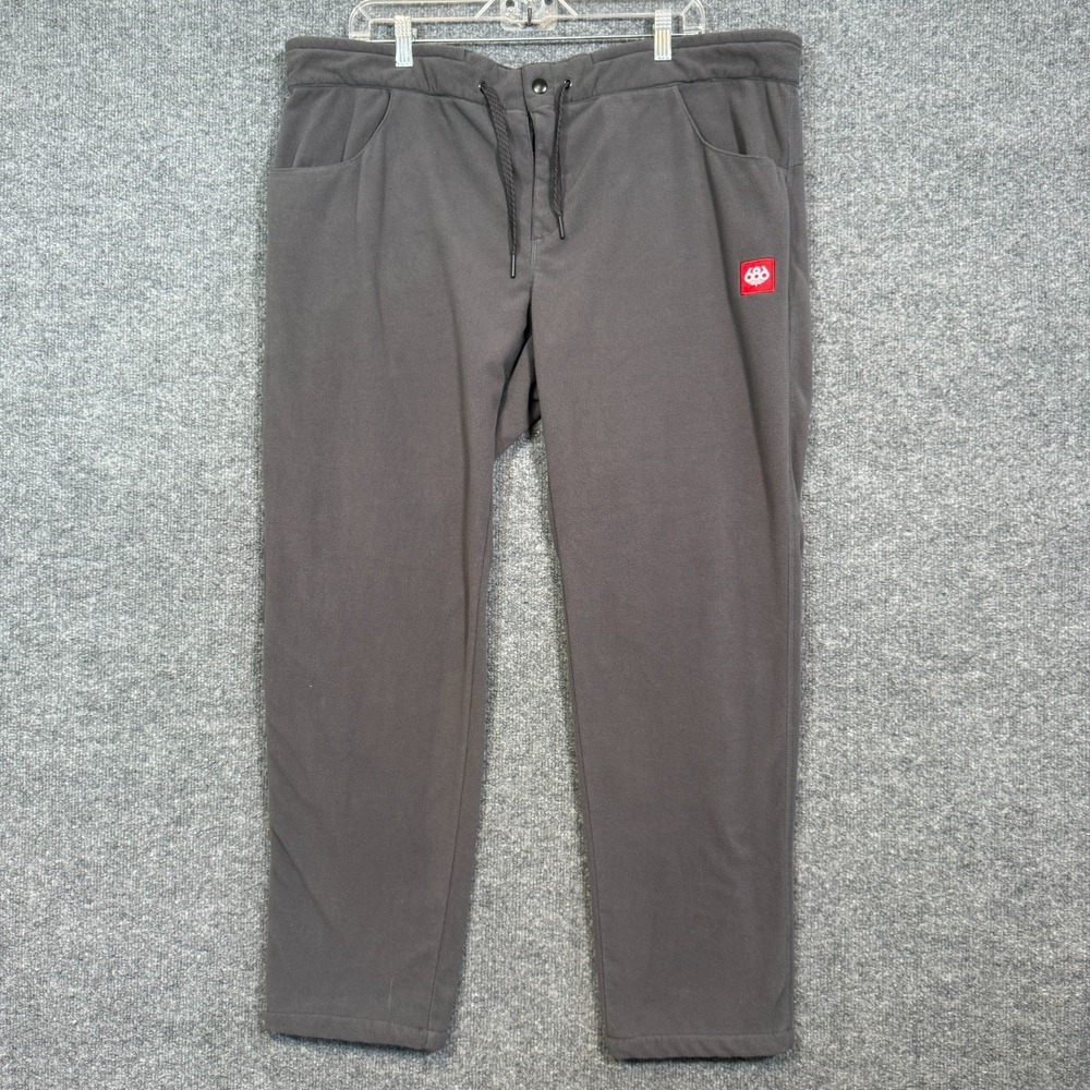 686‎ Smarty 3-in-1 Snowboarding Fleece Pants Zip Liner Only Mens 2XL XXL Gray